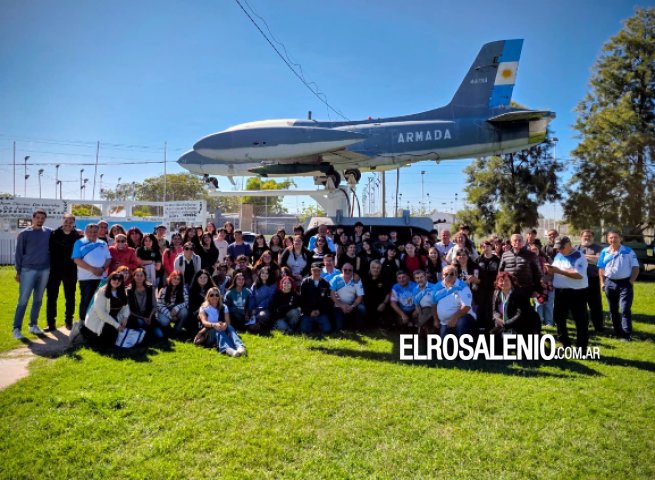 El Municipio lleva jóvenes al centro de Veteranos en el marco del programa “Malvinizar”