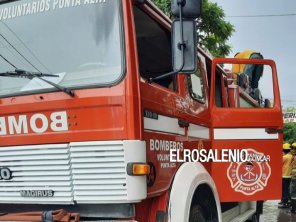 Un desperfecto eléctrico movilizó a los bomberos
