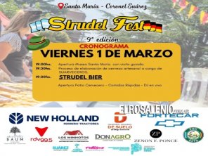 Hoy llega la 9ª Strudel Fest: el desafío del strudel de 70 metros