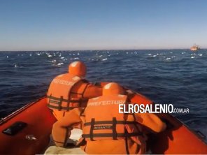 Rescataron a tres pescadores en la ría