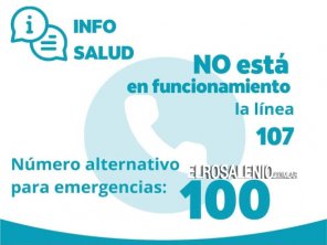 Nuevamente la línea 107 quedó fuera de servicio