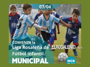 Empieza a rodar la pelota en la Liga Rosaleña de Fútbol Infantil Municipal
