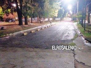 El municipio retiró las macetas del boulevard Avellaneda 
