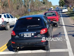 Otra vez la ruta 229: esta vez choque en cadena