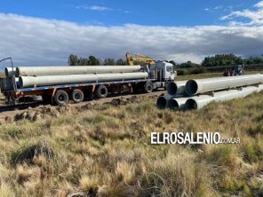 Provincia inició la obra de recambio de acueductos en Punta Alta y Bahía Blanca