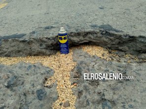 Cada vez más roturas sin reparación en la autopista de Ruta 3