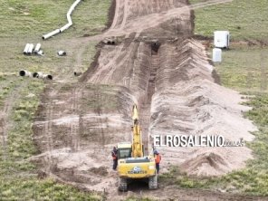 Avanza la obra en el Dique Paso de las Piedras - Planta Grünbein