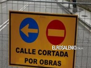 Habrá cortes de calles programados durante la semana