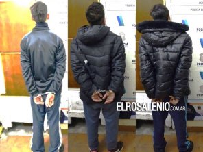 Dispararon con arma de fuego contra un domicilio y quedaron aprehendidos