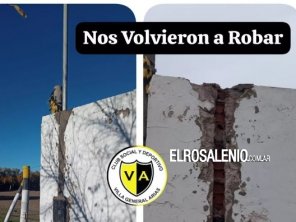 Robaron parte de la nueva instalación eléctrica del Club Villa Arias