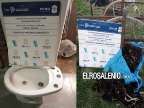 Encuentran cables, lana de oveja y un bidet en allanamientos