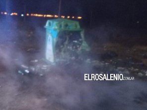 Incendiaron las campanas de reciclado en Buchardo y Jujuy