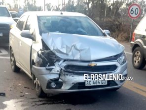 Un nuevo choque en cadena produjo daños en vehículos