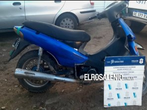 Recuperaron una moto que había sido robada