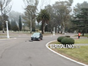 Motociclista herida en un choque dentro de la Base Naval