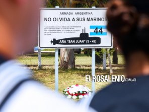 Puerto Belgrano rindió su homenaje al ARA “San Juan” y sus tripulantes 