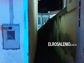 Principio de incendio en un departamento