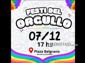 Realizarán Festival del Orgullo LGBTINB+ en Plaza Belgrano