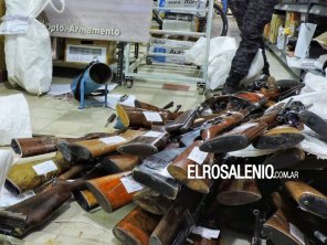 Nuevo proceso de destrucción de armas secuestradas