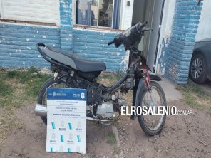 Robaron una moto y la descartaron dejándola estacionada