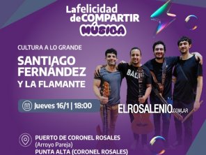 Show musical en Puerto Rosales y Pehuen Co