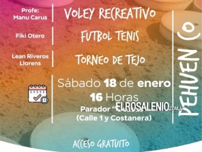 Actividades Recreativas en los balnearios para este finde