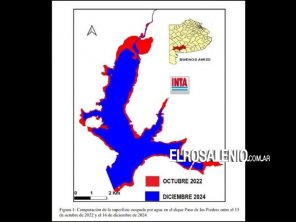 La superficie y la cota del Dique Paso de las Piedras siguen reduciéndose