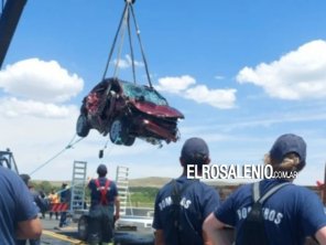 Identificaron a la persona que cayó con su camioneta al Dique Paso de las Piedras