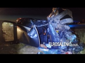 Tres heridos de gravedad en un fuerte choque en la autovía Atilio Fruet