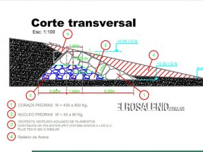 “La obra está calculada para que el enrocado sea estable y dure por lo menos 20 o 30 años”