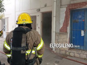 Principio de incendio en vivienda generó salida de bomberos