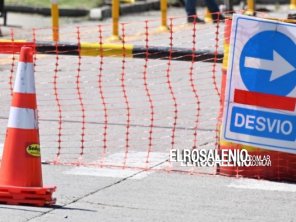 Corte de tránsito en Buchardo y Río Pilcomayo