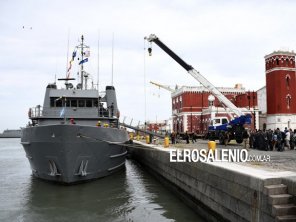 Zarpó el aviso ARA “Teniente Olivieri” hacia la ciudad de Ushuaia