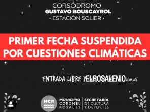 Suspenden los Corsos Rosaleños por condiciones climáticas