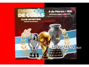 Llega la Copa del Mundo y otros trofeos por los 100 años de Sporting