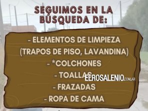 Campaña de Nudo a Nudo para los afectados por el temporal en Punta Alta