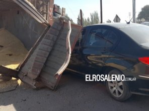 Impactante choque múltiple en Grünbein sin heridos