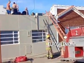 Un hombre resultó con quemaduras en su cuerpo mientras colocaba membranas en un techo