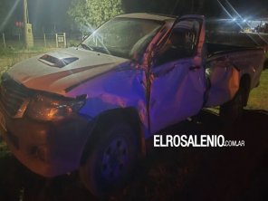  Choque en avenida Jorge Newbery: conductor hospitalizado y búsqueda de un camionero fugado 