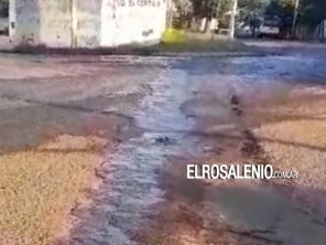Nuevo reclamo por desborde cloacal en Av. Jujuy y San Luis, piden restringir tránsito pesado