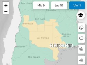 Emitieron Alerta Amarillo por tormentas para el viernes