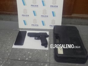 Policía secuestró réplica de arma por un nuevo caso de violencia en el ex Nacional