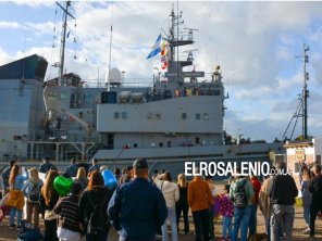 El aviso ARA “Puerto Argentino” arribó a la B.N.P.B
