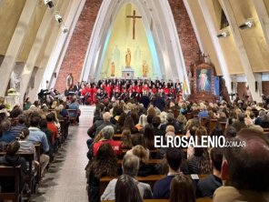 Gran participación del Grupo Vocal CantArte en concierto de Semana Santa en Tandil