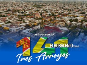 Tres Arroyos celebra sus 141 años con música y propuestas para toda la comunidad