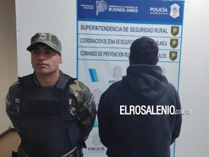 Aprehendieron a un sujeto por robar chivos en un campo de La Martina