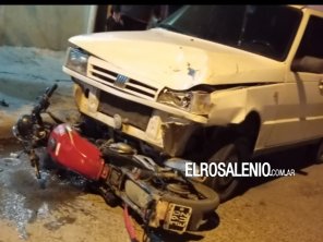 Impacto de auto y moto