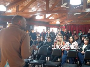Reunión de ATE con trabajadores del Hospital Naval Puerto Belgrano