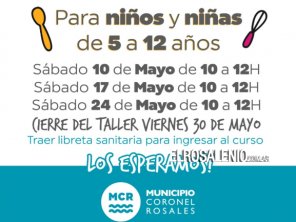 El Municipio realiza talleres de cocina para niños en el CAPS de Atepam – Luiggi 