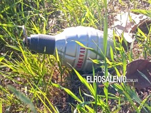 Realizaron un operativo por hallazgo de explosivo y era un envase de perfume